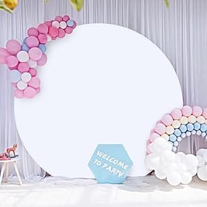 round circle backdrop cover