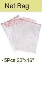 5Pcs Garden Insect Barrier Netting Bag