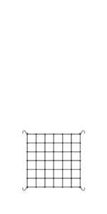 Heavy-Duty Elastic Plant Net Hooks Flexible Hydroponics Support Grow Tents Gardening Horticulture