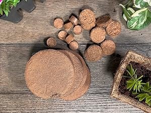coir for plants peat pellets for seedlings seed pods seed pods for planting seed starter pellets