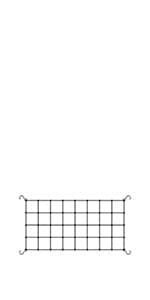Heavy-Duty Elastic Plant Net Hooks Flexible Hydroponics Support Grow Tents Gardening Horticulture