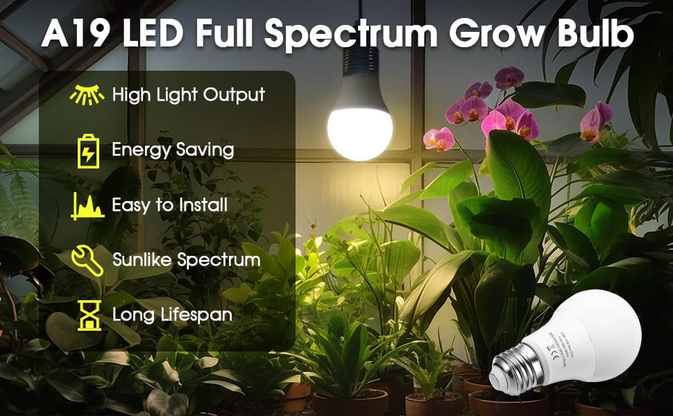 grow light bulbs full spectrum