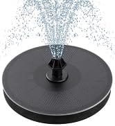 Mademax Solar Fountain, Upgraded 2.2W Solar Bird Bath Fountain with 4 Easy Install Nozzle and Fix...