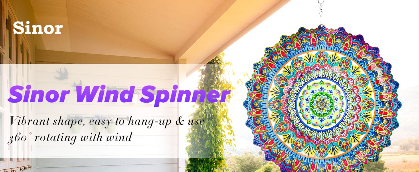 360 rotating wind spinner