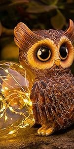 Garden Statue Owl Figurine