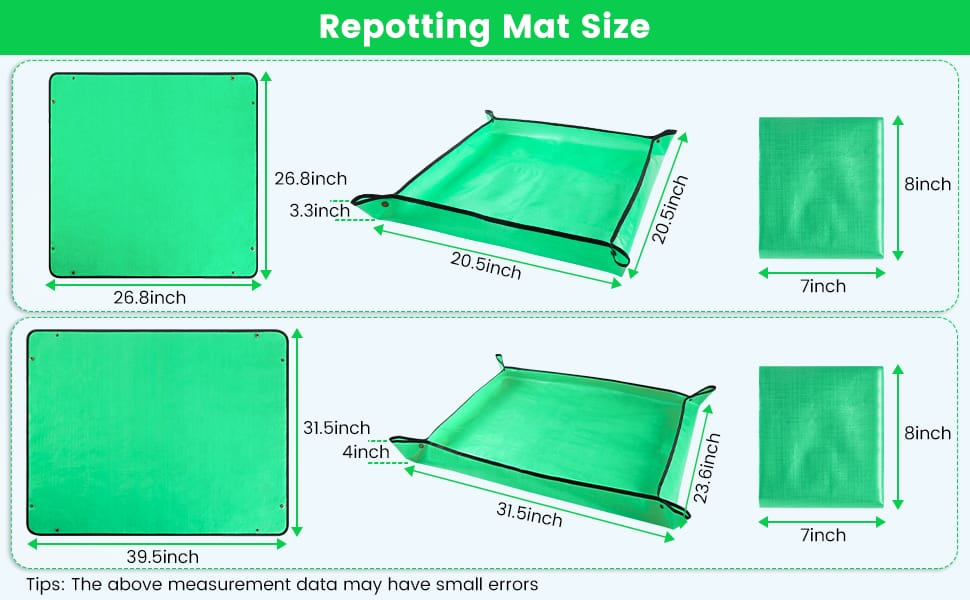 repotting mat for indoor plans