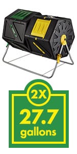 dual chamber composter