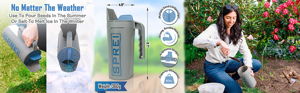 SPREI Spreader Hand Fertilizer Spreader