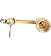 Brass Beer Jet Bottle Washer, Beer Faucet Jet Sink Faucet Adapter Beer Brewing Bottles Bottling C...