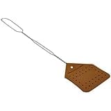 Hope Woodworking Leather Fly Swatter Set (1 Pack) – 17” Amish-Made Fly Swat w/Real Leather Paddle – Fly Swatters Multi Pack w