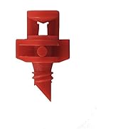 60 Pack RED xGarden 360 Degree Micro Sprayer Fan Jet - For Hydroponic and Aeroponic Misters and C...
