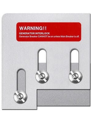 Generator Breaker Interlock Kits for Square D QO or Homeline Indoor or Outdoor with