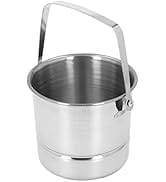 Cocktail Bar Ice Bucket, Insulated Sturdy Stainless Steel Bartender Ice Holder for Buffet for Wine