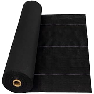 Super Geotextile Professional 5oz Geotextile Weed Barrier Fabric - Heavy Duty Landscape Fabric for Gardening, Landscaping, Weed Fabric, Eco Friendly (3x250)