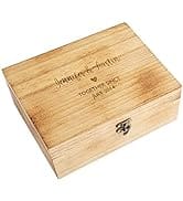 Let's Make Memories Personalized Couples Keepsake Box-Memory Saver-Wedding- Anniversary- Engageme...