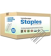 Sandbaggy 200-Pack 6 inch Landscape Staples - Great for Securing Landscape Fabric, Ground Cover o...
