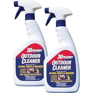 30 SECONDS Outdoor Mold & Mildew Stain Remover Spray | Ready to Use | 32 fl. oz. | 2 Pack