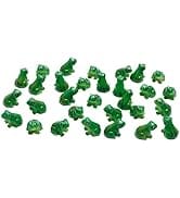 30 Pcs Resin Mini Frogs Green Frog Miniature Figurines Animals Model Fairy Garden Miniature Moss ...