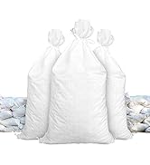 Sandbaggy Sandbags | Size: 14" x 26" | White Color | Military Grade | Protects Homes & Businesses...