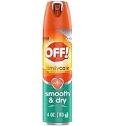 OFF! FamilyCare Insect & Mosquito Repellent Aerosol, Smooth and Dry Formula Bug Spray, Provides u...