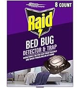 Raid Bed Bug Detector & Trap, 8 ct