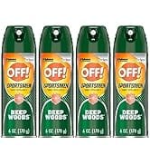 OFF! Deep Woods Sportsmen Insect Repellent Aerosol, Bug Spray Containing 30% Deet, Protects Again...
