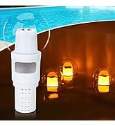 DeeprBetter Pool Chlorine Floater,Solar Floating Chlorine Dispenser for Pool,Hot Tub Chlorine Flo...