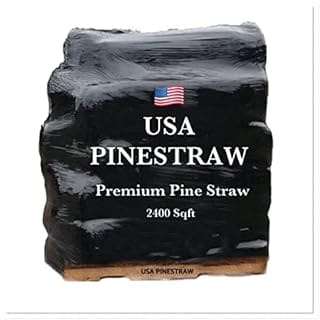 USA Pine Straw - Pine Needle Mulch - Premium Long Needle - Covers up to 2400 Sqft…