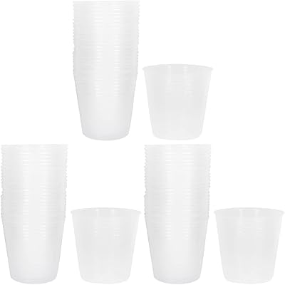 PRETYZOOM 108 Pcs Clear Orchid Slotted Clear Orchid Pot Plastic Flower Plant Pot Plastic Nursery Pots Pots with Holes