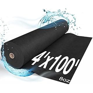 VOLVEX Geotextile Non-Woven Drainage Separation Landscape Fabric | 4oz; 6oz; 8oz | French Drain, Erosion Control Cloth, Roadway Underlayment, Filtration Anti-Clogging, Tear Resist Pond Liner Underlay