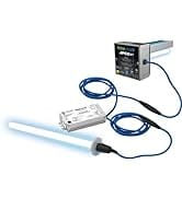 Fresh-Aire APCO Compact In-Duct Air Purifier w/ Carbon Matrix Filter, Remote Power Supply, Includ...