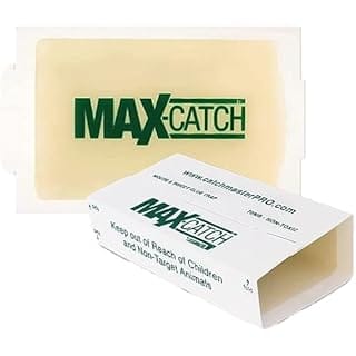 Max Catch 72 Pack Professional Strength - Mouse, Rat & Pest Glue Scented Sticky Trap for Rodents and Insects - Ready to Use Indoors - Non Toxic, No Mess, Easy Cleanup Mice Trap by Catchmaster