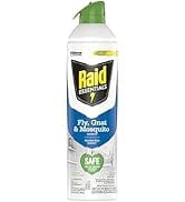 Raid Essentials Fly, Gnat, and Mosquito Killer Aerosol Spray, Safe for Use Around Children and Pe...