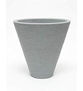 Good Ideas IMP-CRKOVA-LIG Creekside Oval Planter, Light Granite
