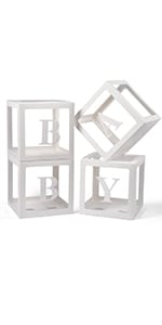 Baby Boxes with Letters for Baby Shower