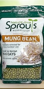 mung bean sprouting sprouts mixed clover wheat grass cat grass broccoli