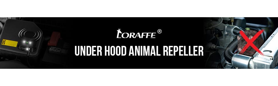 Loraffe under hood rodent repellent for car engines keep rodents out of car