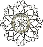 Touch of Class Reuben Wall Art Decor Bronze - Metallic Craftsmanship - Openwork Medallion Design,...