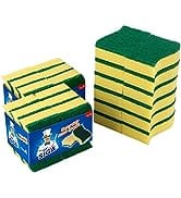MR.SIGA Heavy Duty Scrub Sponge, 24 Count, Size:11 x 7 x 3cm, 4.3" x 2.8" x 1.2"