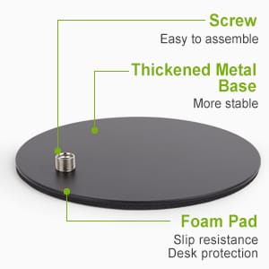plant lamp with base