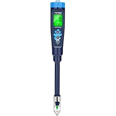 YINMIK Digital pH Tester for Soil, Soil pH Test Kit for Indoor Potted Plants, Professional pH Meter for Soil and Water, Measu
