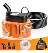 DeeprBetter Pool Cover Pump Above Ground, Submersible Sump Pump| Water Pump for Pool Draining, Su...