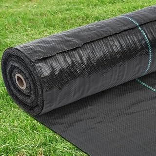 YITAHOME 3x300FT Weed Barrier Landscape Fabric Heavy Duty Premium 3.2oz Weed Block Gardening Mat, Driveway Fabric Ground Cover Weeds Control Geotextile Fabric, Landscaping