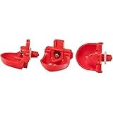 RentACoop DIY Waterer Kit - Horizontal Nipples with Dribble Dish and Installation Tool - Great for Chickens, Turkeys, Peafowl
