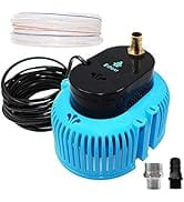 EDOU 850 GPH Swimming Pool Cover Pump Above Ground,Including 16' Drainage Hose and 3 Adapters,Ide...