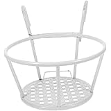 SUPVOX 3 Pcs Metal Fence Planter Railing Flower Pot Holder Balcony Plant Baskets Hanging Flower Planter Wall Plant Holder Pot