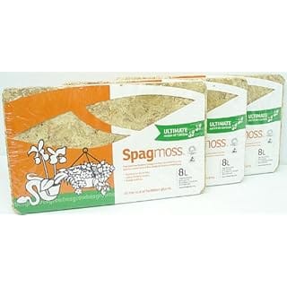 Special Sphagnum Moss 24 Liters New Zealand AA Grade 3 X 100 Gram Brick