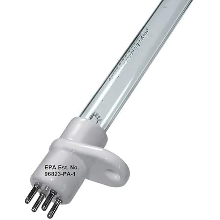 LSE Lighting 1076R-03 UV Bulb for Second Wind 2000 Series | 18" Replacement Lamp with Maximum Odor Control | 48W 17.17 inches Long | Premium Quartz Glass