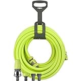Flexzilla Garden Hose Kit with Quick Connect Attachments, 1/2 in. x 50 ft., Heavy Duty, Lightweight, ZillaGreen - HFZG12050QN