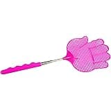 YJYdadaS Retractable Fly Swatter, Mini Retractable Stainless Steel Fly Swatter Durable Retractable Fly Swatter - Yellow, Gree